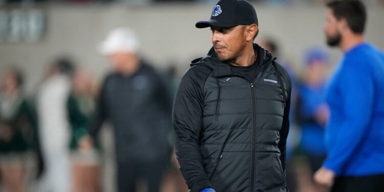 Boise State head coach Andy Avalos