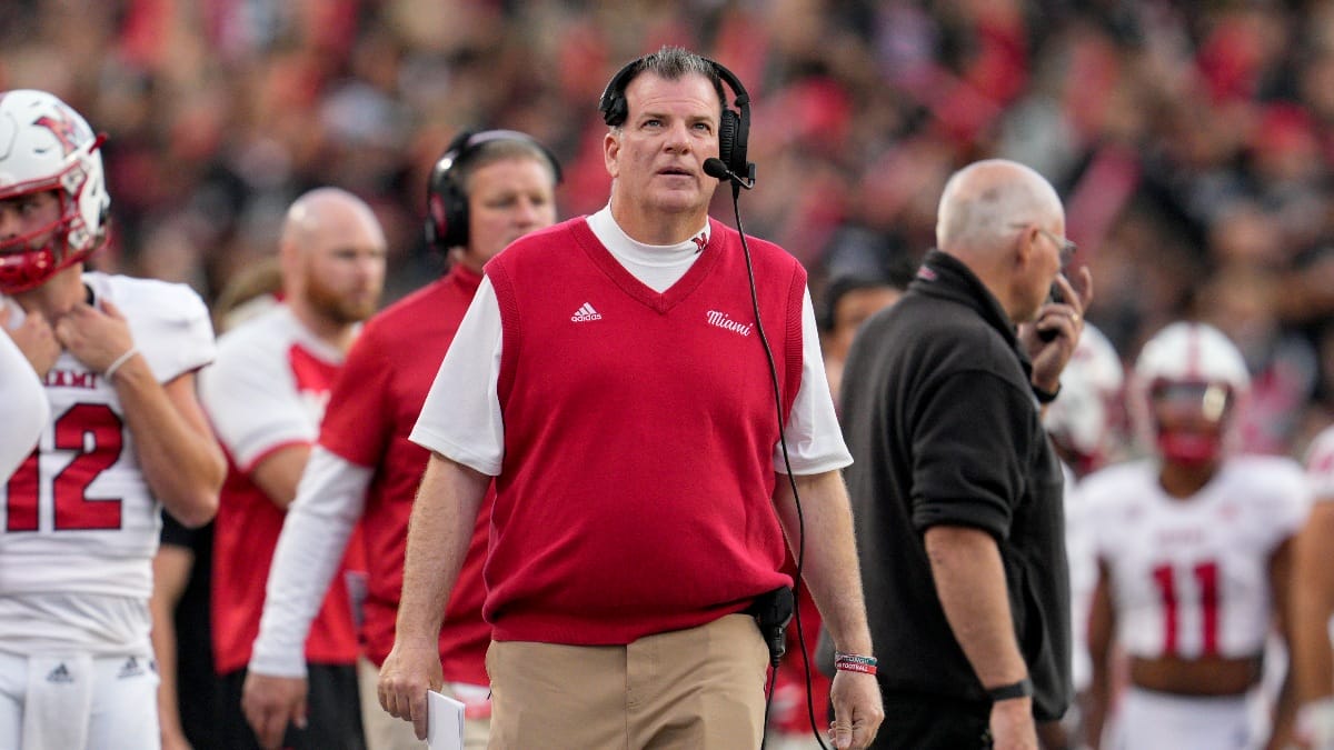 Miami (Ohio) head coach Chuck Martin