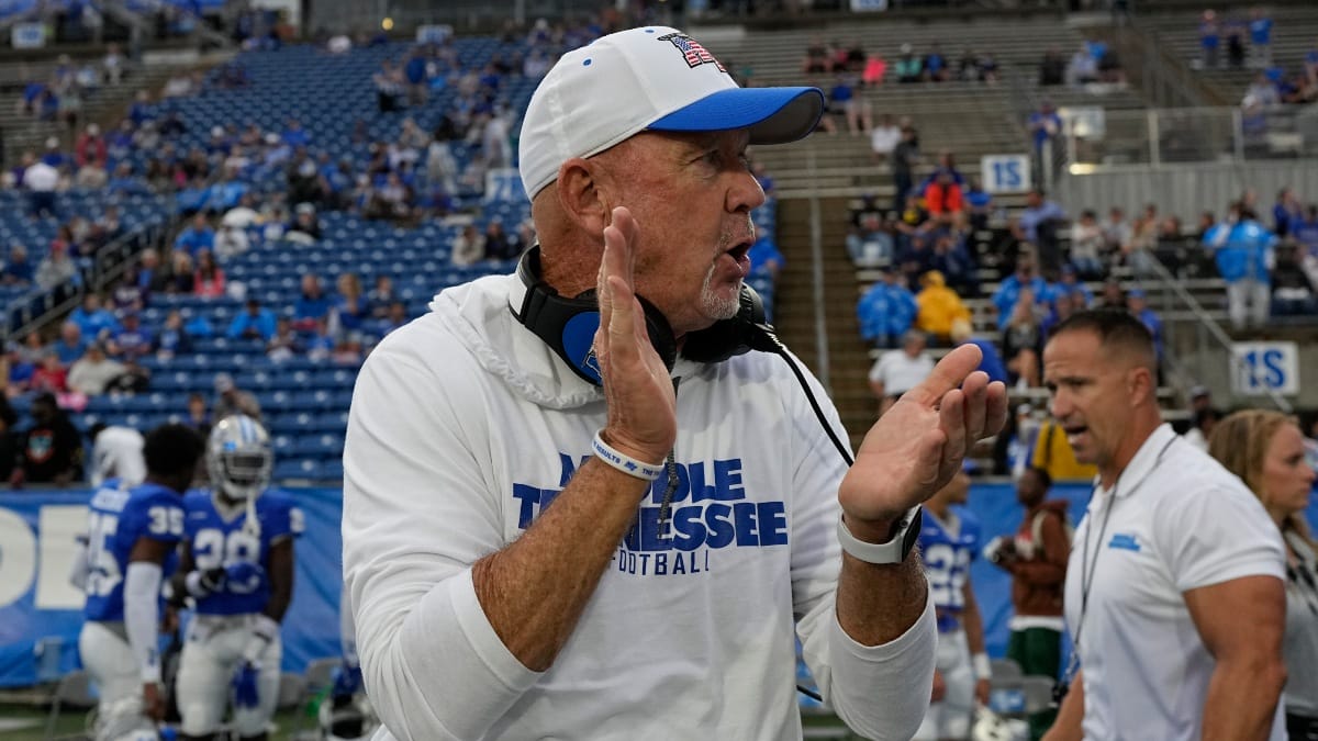 Middle Tennessee head coach Rick Stockstill