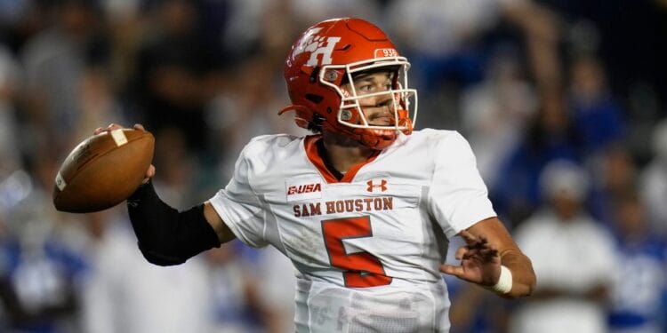 Sam Houston quarterback Keegan Shoemaker