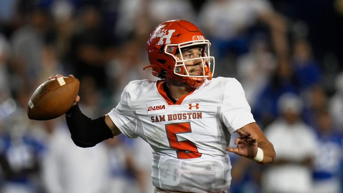 Sam Houston quarterback Keegan Shoemaker