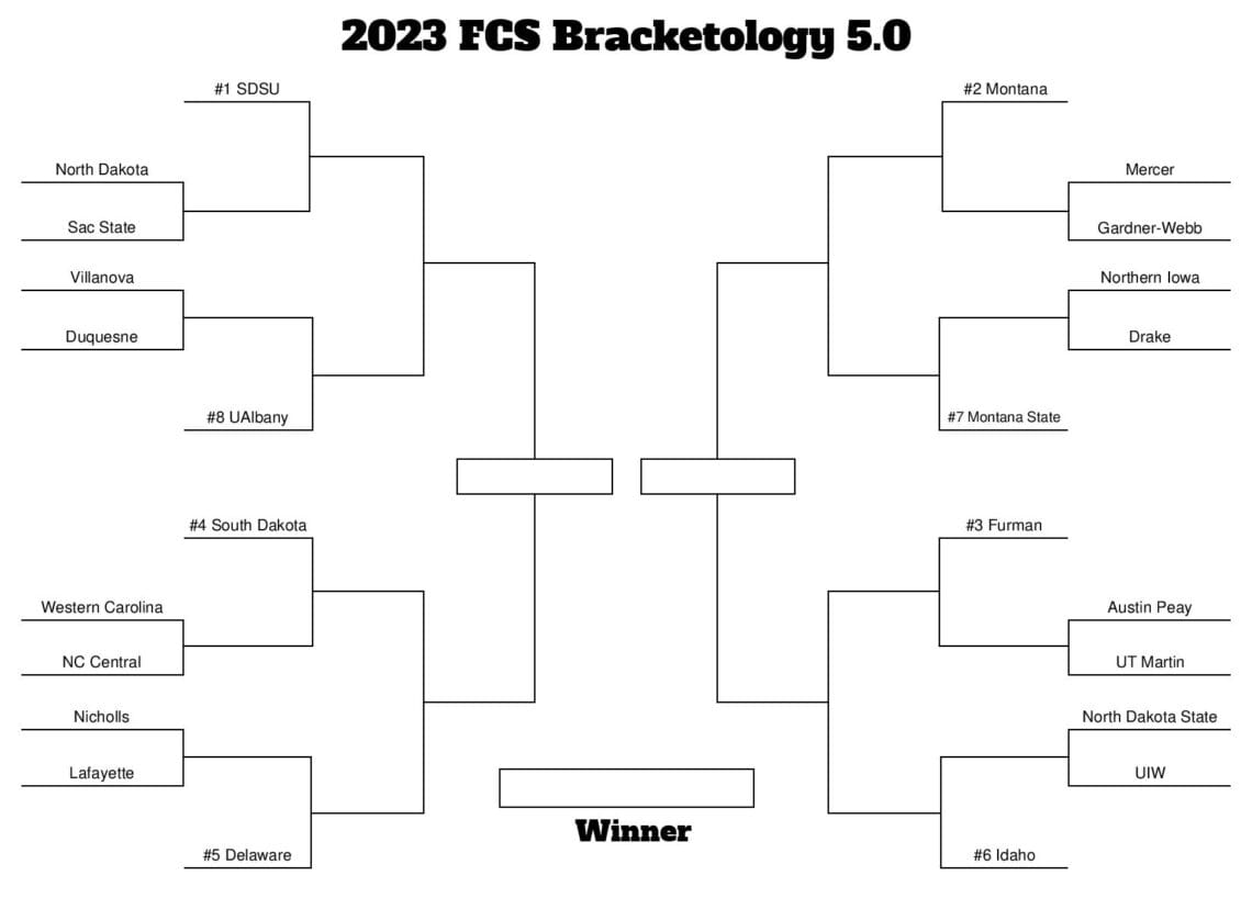 2023 FCS Bracketology 5.0 — Playoff Predictions (11-15-2023) - HERO Sports