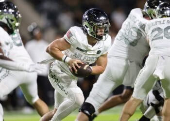 Air Force quarterback Jensen Jones