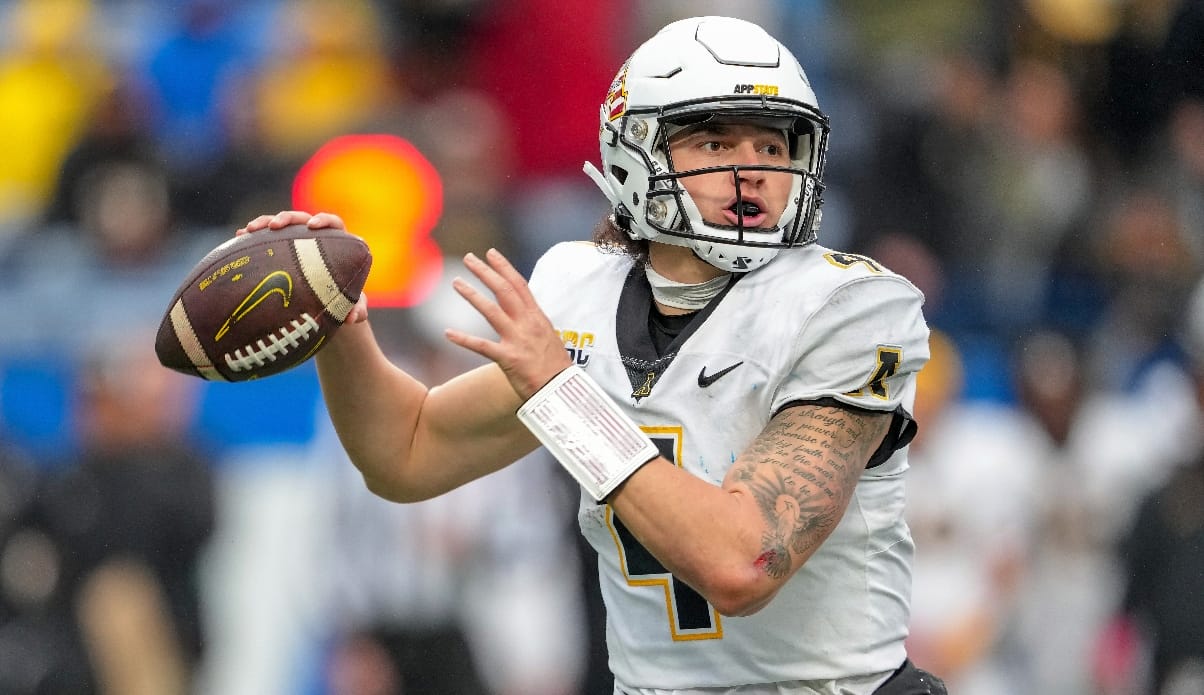 Appalachian State quarterback Joey Aguilar