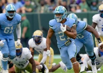 Tulane running back Makhi Hughes