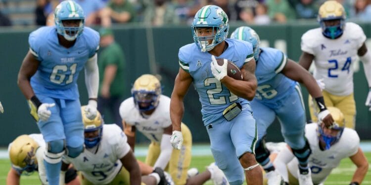 Tulane running back Makhi Hughes