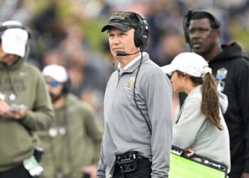 Air Force head coach Troy Calhoun