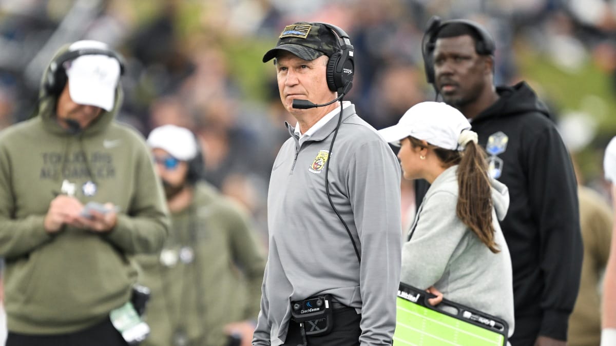 Air Force head coach Troy Calhoun