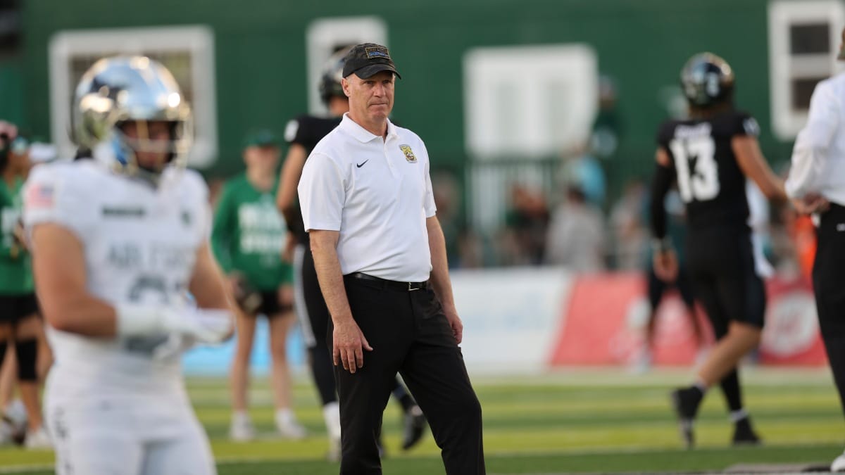 Air Force head coach Troy Calhoun