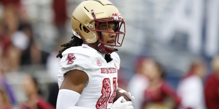 Boston College wide receiver Taji Johnson