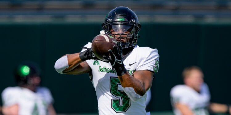 North Texas running back Ayo Adeyi