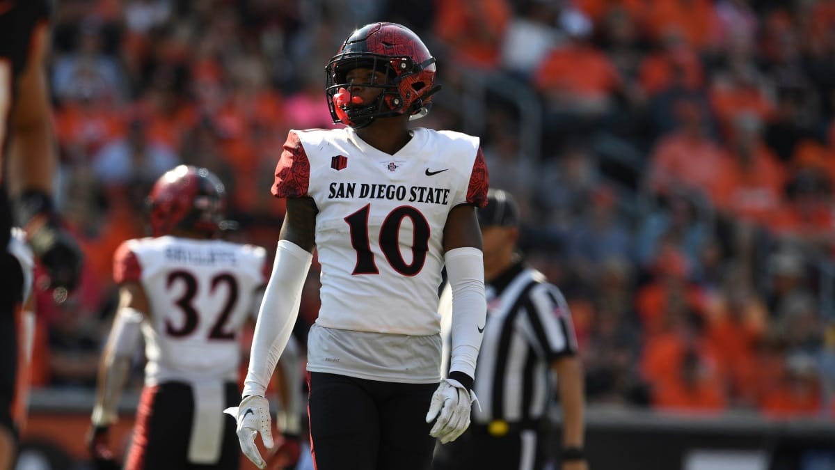 San Diego State cornerback Noah Tumblin