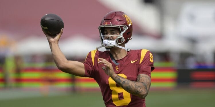 Southern California quarterback Malachi Nelson