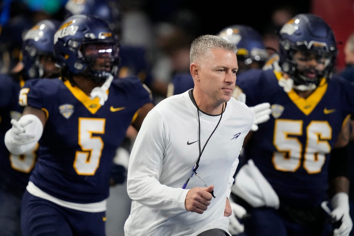 Toledo head coach Jason Candle