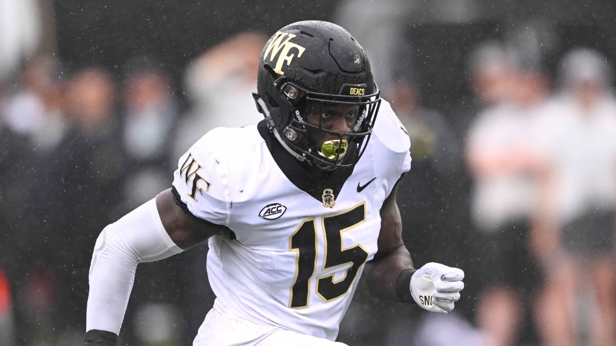 Wake Forest linebacker Jaylen Hudson