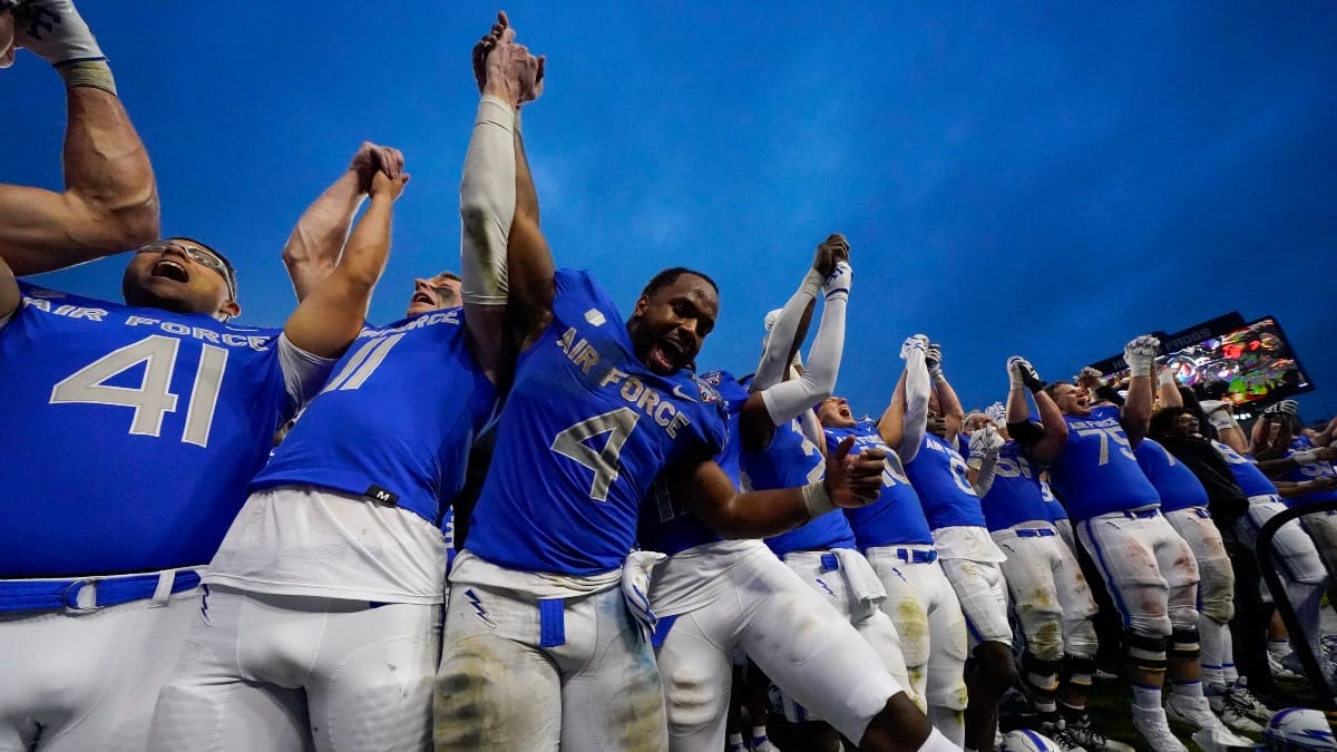 Air Force fullback Emmanuel Michel