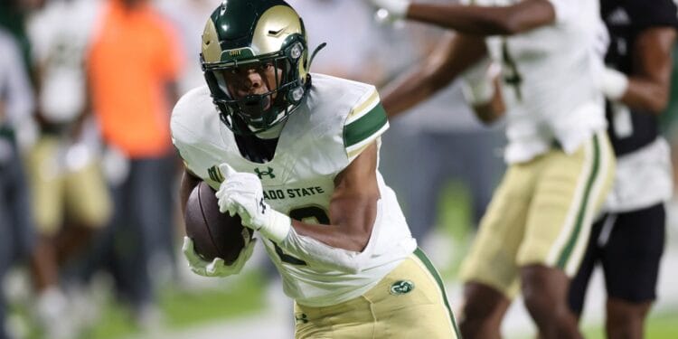 Colorado State running back Justin Marshall