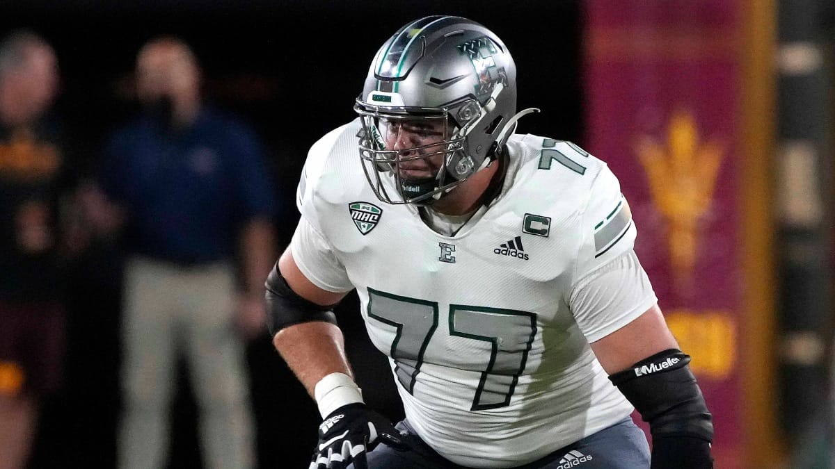 Eastern Michigan offensive lineman Brian Dooley