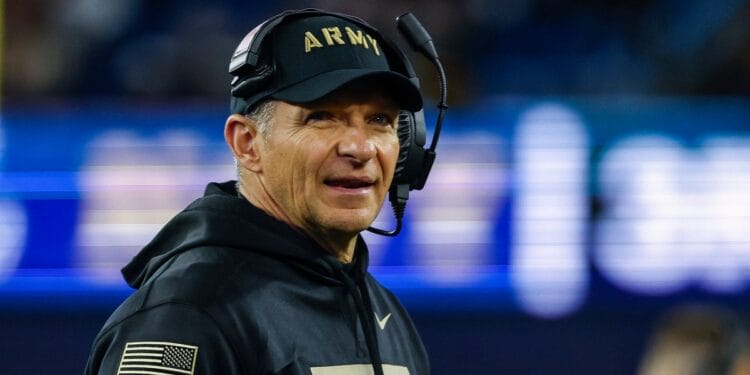 Army head coach Jeff Monken