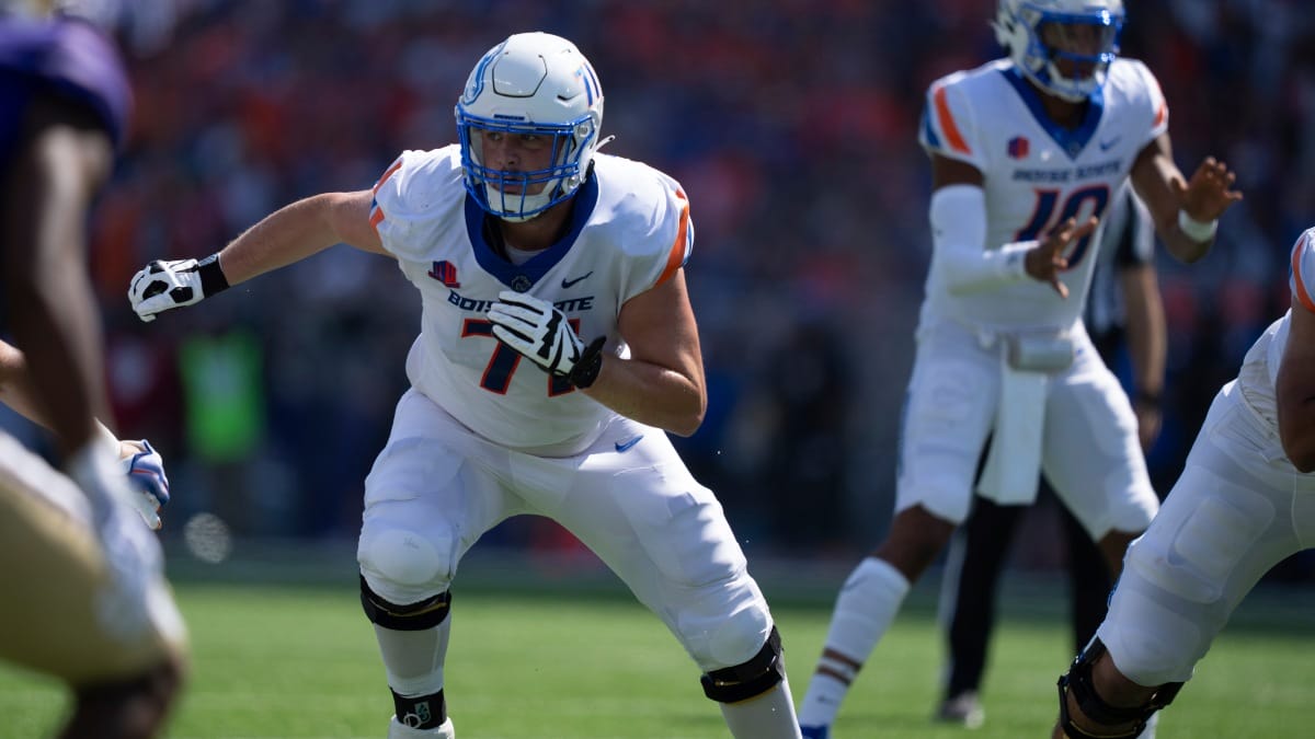 Boise State offensive lineman Cade Beresford
