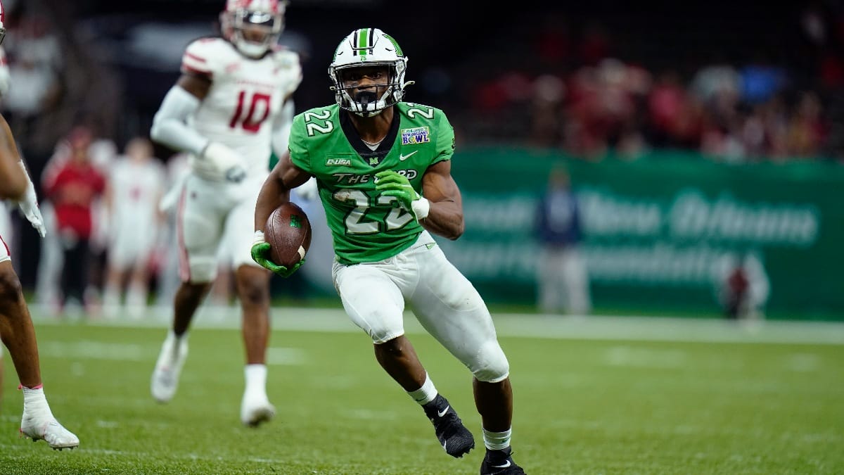 Marshall running back Rasheen Ali