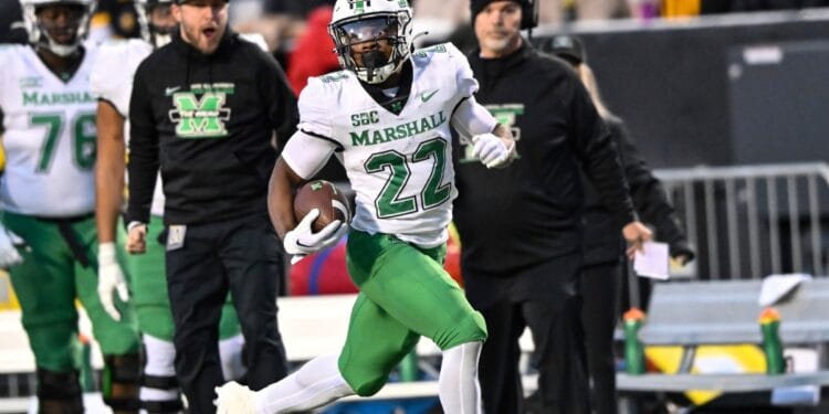 Marshall running back Rasheen Ali