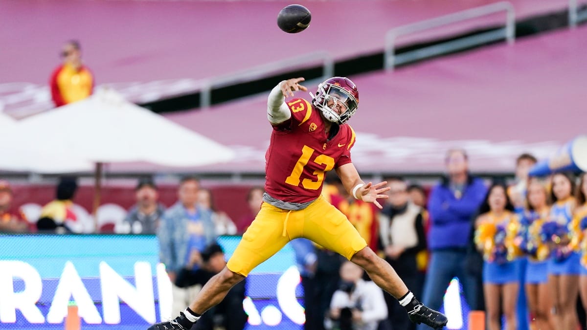 Southern California quarterback Caleb Williams