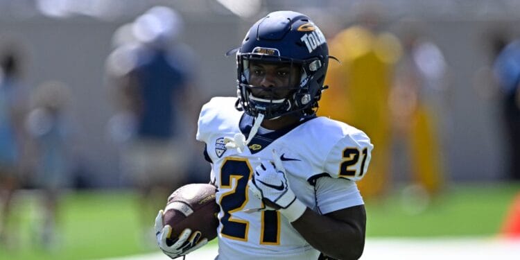 Toledo running back Jacquez Stuart
