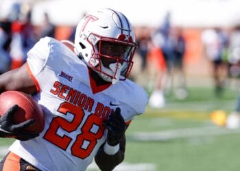 running back Kimani Vidal of Troy