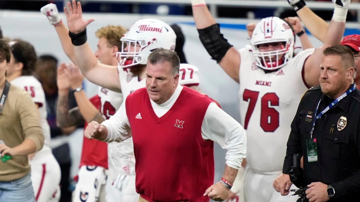 Miami (Ohio) head coach Chuck Martin