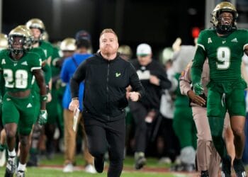 South Florida coach Alex Golesh