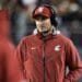 Washington State head coach Jake Dickert