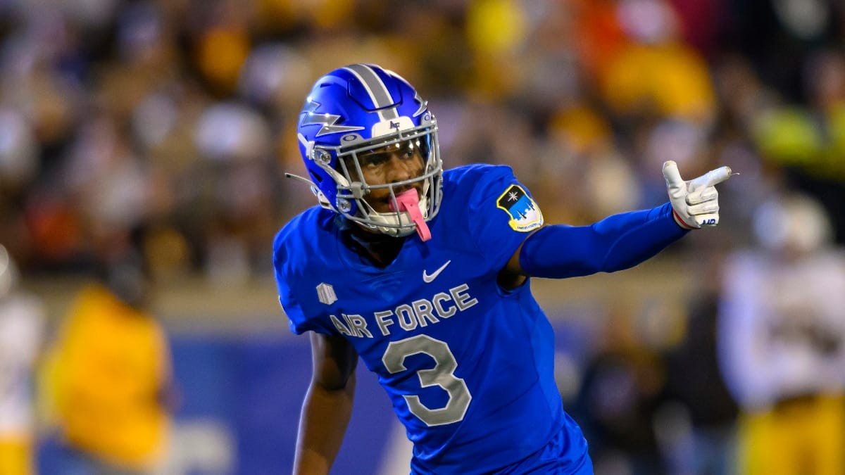 Air Force defensive back Jamari Bellamy