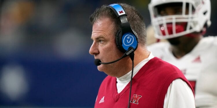 Miami (Ohio) head coach Chuck Martin