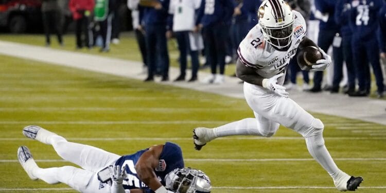 Texas State running back Ismail Mahdi