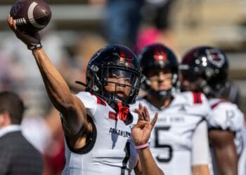 Arkansas State quarterback Jaylen Raynor