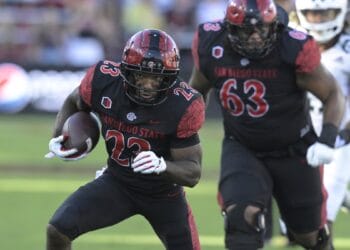 San Diego State running back Kenan Christon
