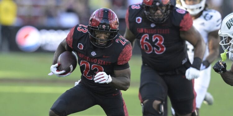 San Diego State running back Kenan Christon