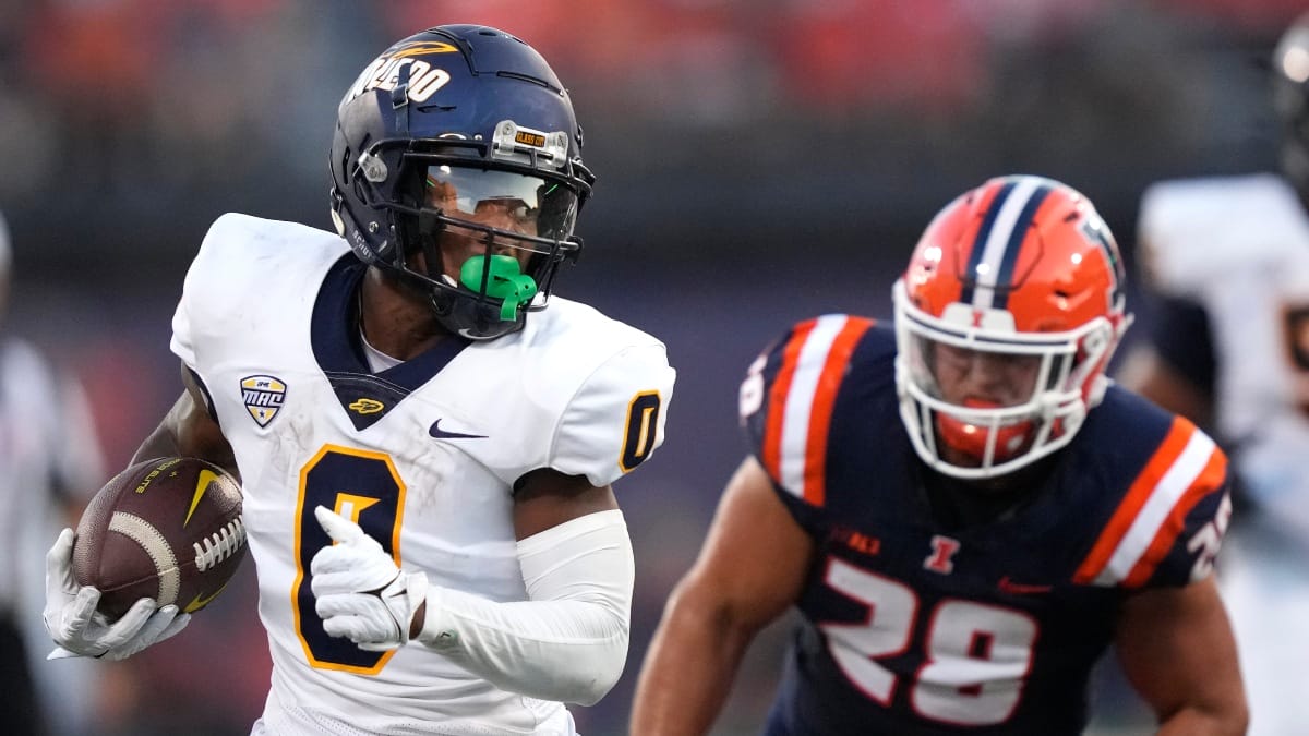 Toledo running back Jacquez Stuart