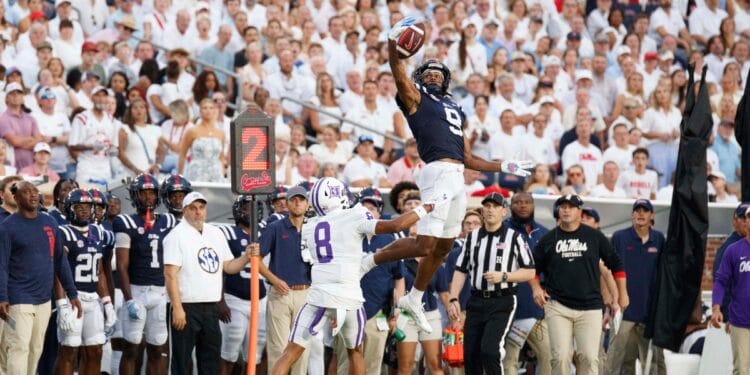 Mississippi wide receiver Tre Harris