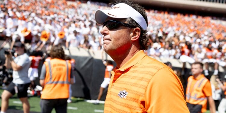 Oklahoma State head coach Mike Gundy