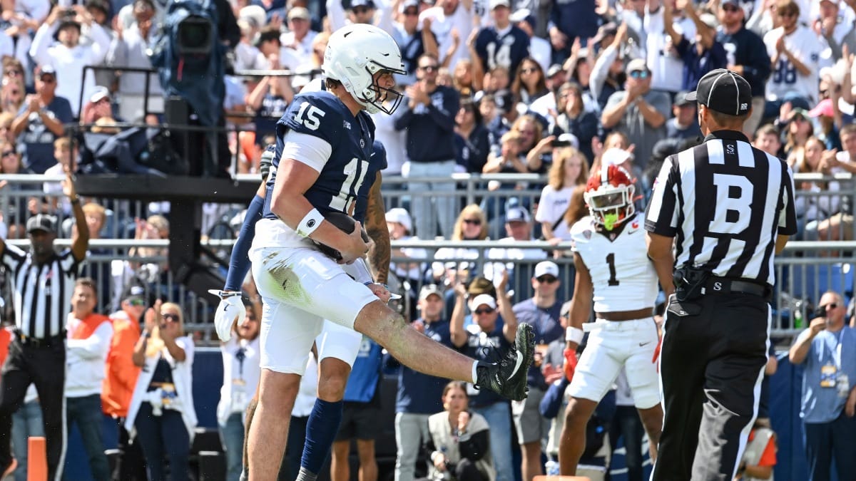 Penn State quarterback Drew Allar