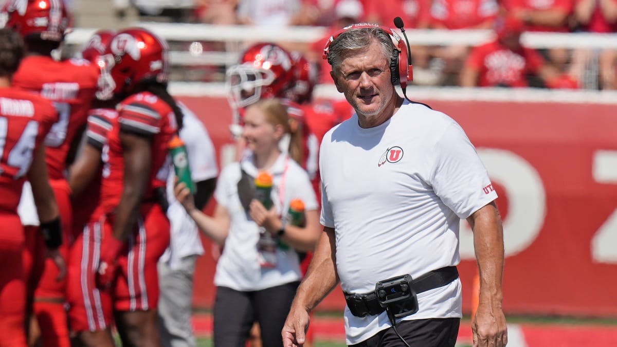 Utah head coach Kyle Whittingham