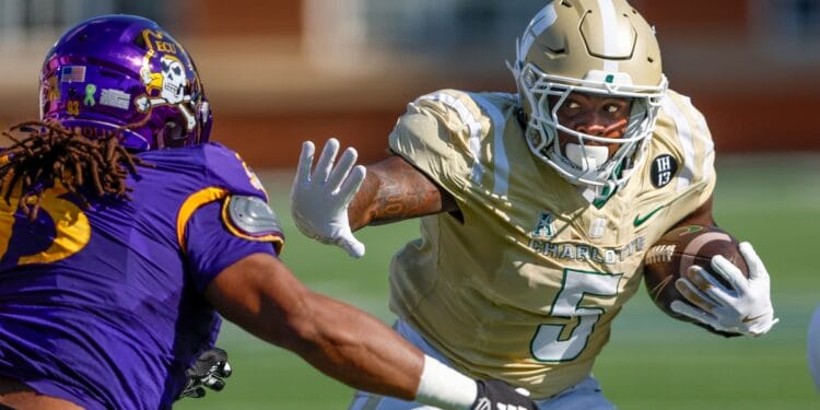 Charlotte running back Cartevious Norton