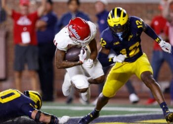 Fresno State wide receiver Raylen Sharpe
