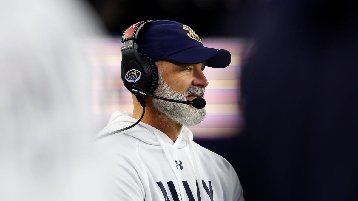 Navy HC Brian Newberry