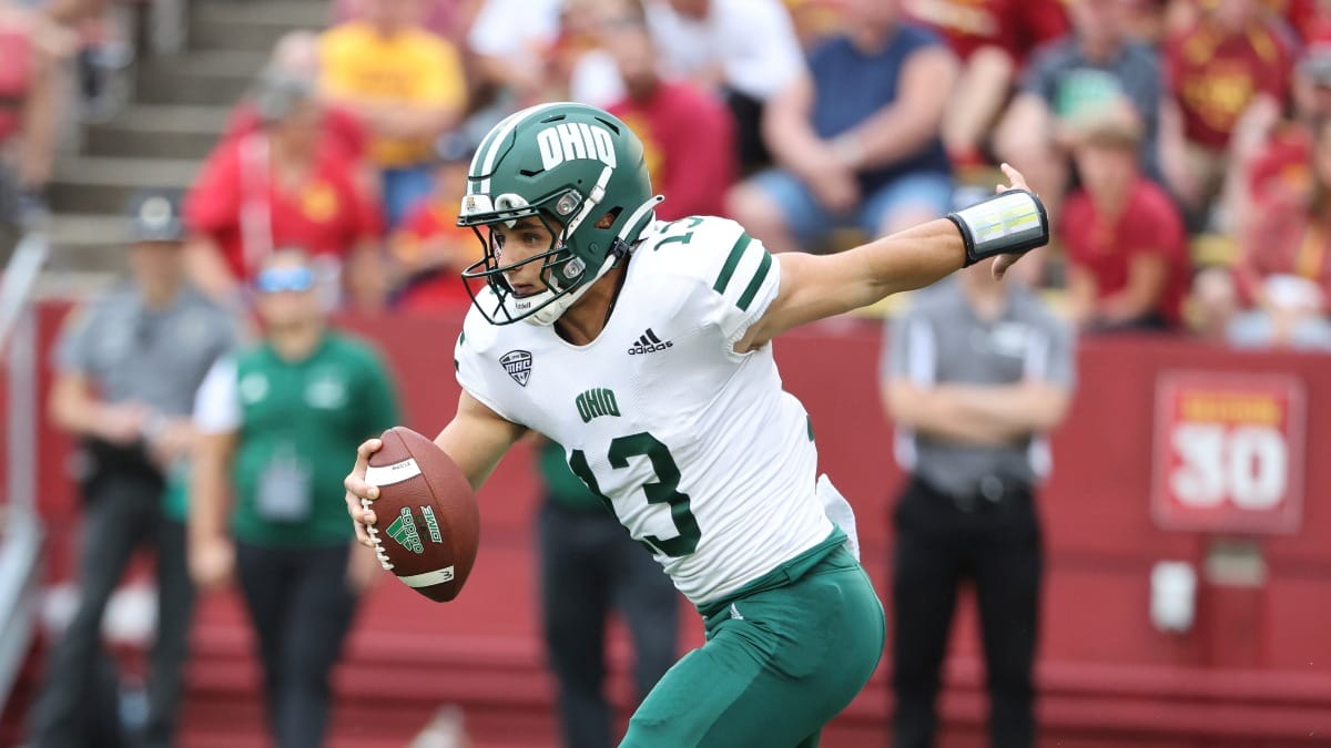 Ohio quarterback Parker Navarro