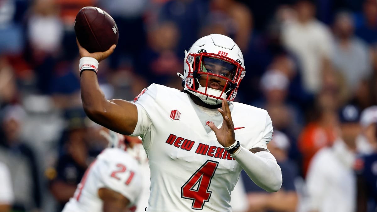 New Mexico quarterback Devon Dampier