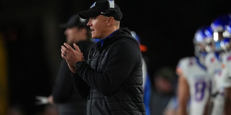 Boise State head coach Spencer Danielson