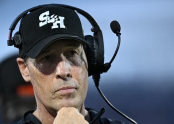 Sam Houston State head coach K.C. Keeler